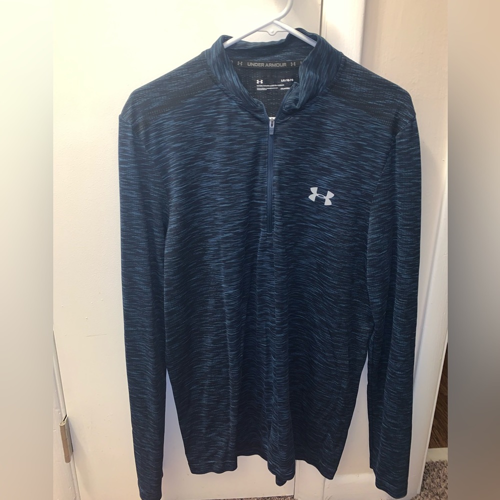 Under armor long sleeve half zip up shirt